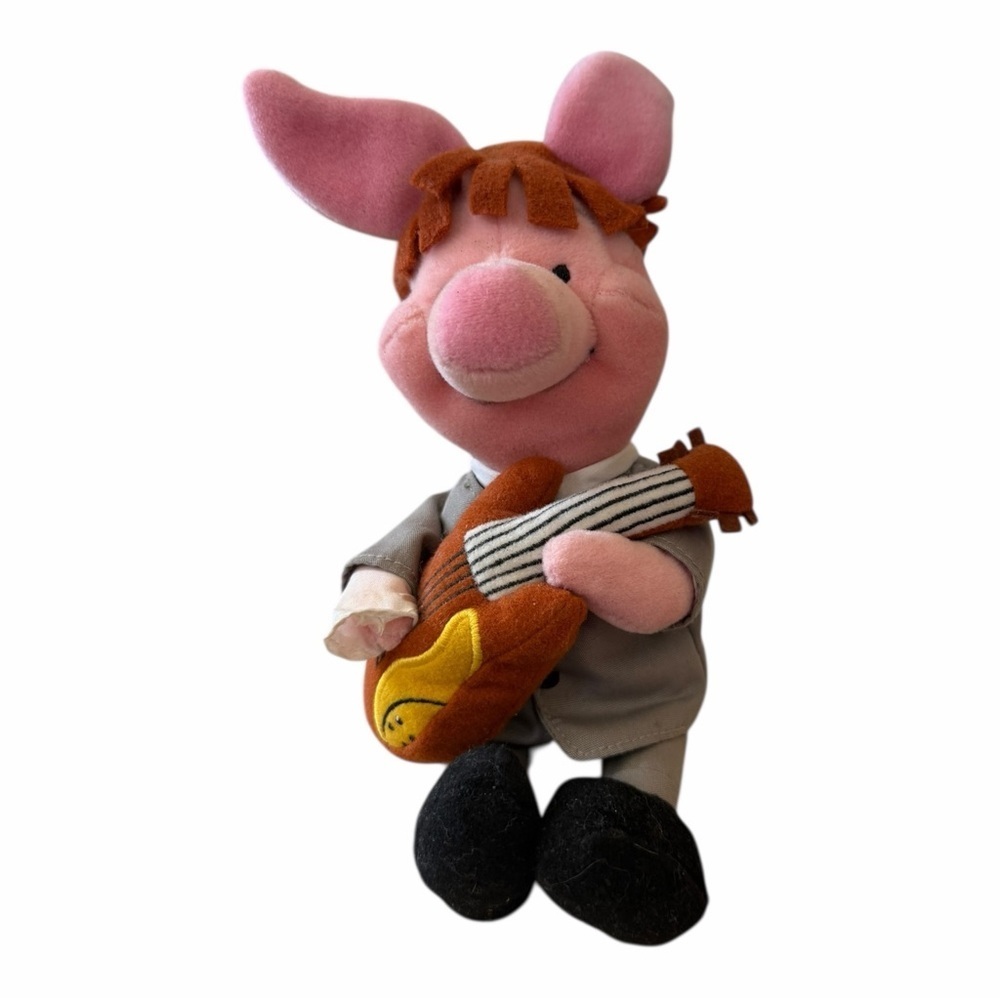 Disney 1984 Piglet from Winnie the Pooh The Beatles Plush Collectible Toy